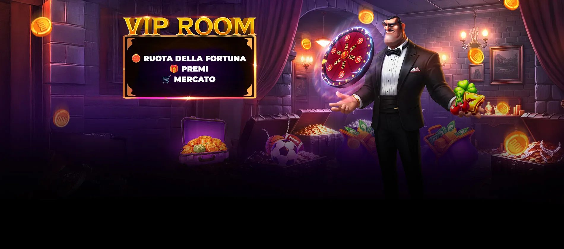 Donbet VIP Room: ruota della fortuna, premi e mercato